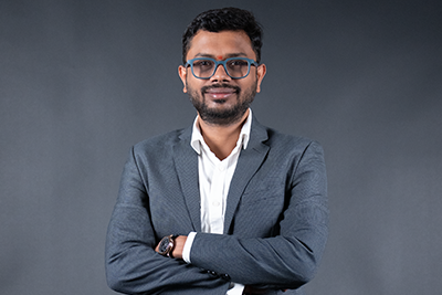 Modern workspace with laptop